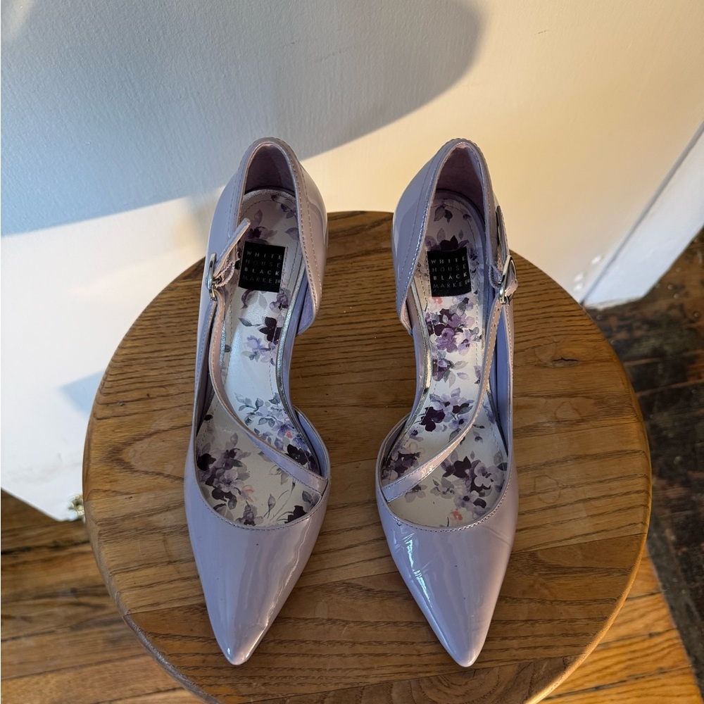 White House Black Market Lavender Heels